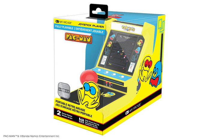 My Arcade Pac-Man Consola portátil de juegos retro Arcade Joystick Player