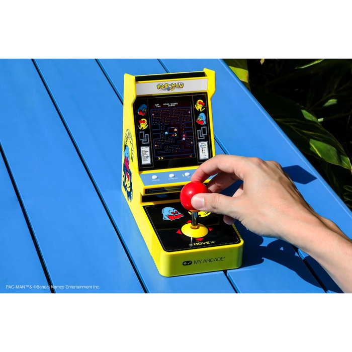 My Arcade Pac-Man Consola portátil de juegos retro Arcade Joystick Player My Arcade Pac-Man Consola portátil de juegos retro Arcade Joystick Player