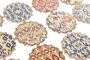 DKD Home Decor Posavasos IKATS Multicolor de Dolomita