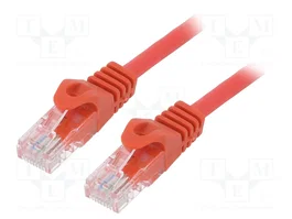 Gembird Cable Ethernet RJ45 a RJ-45 UTP Cat.6 5.0m rojo