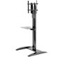 Peerless SmartMount Estante de Cristal Templado para Carros y Soportes