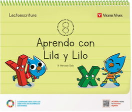 VICENS VIVES, APRENDO CON LILA Y LILO CUADERNO 8