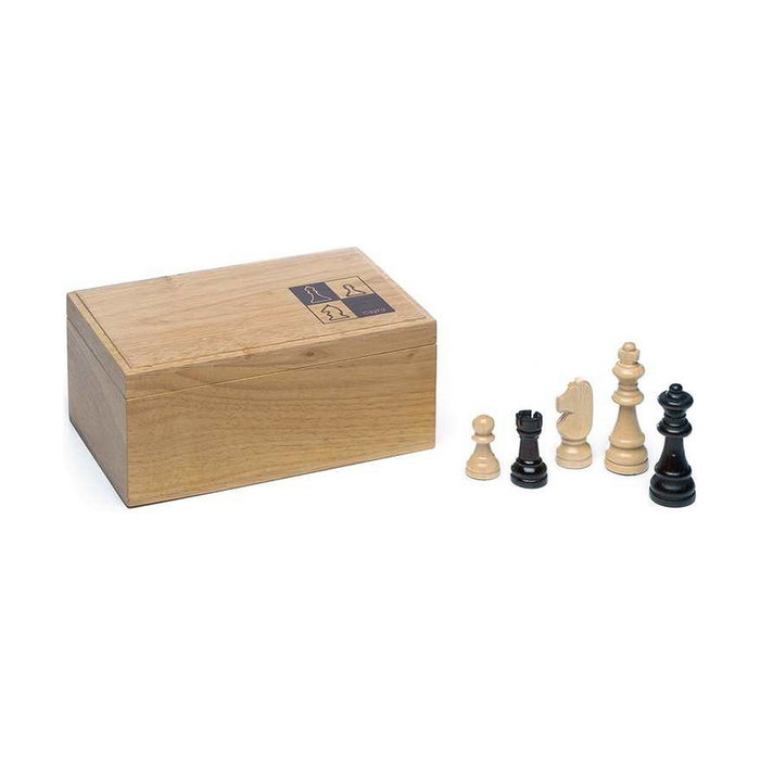 Cayro Fig. Ajedrez Madera Grande Con Tapa Transp. Cayro Fig. Ajedrez Madera Grande Con Tapa Transp.