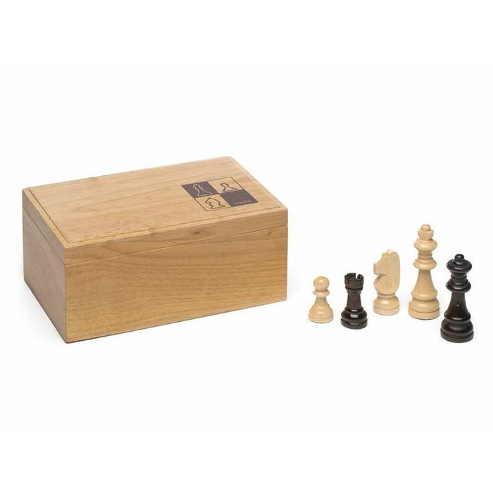 Cayro Fig. Ajedrez Madera Grande Con Tapa Transp. Cayro Fig. Ajedrez Madera Grande Con Tapa Transp.