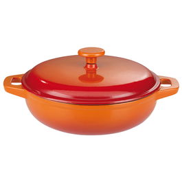 GSW Rustidera Hierro Fundido Colección Orange Shadow Diámetro 30 cm 2 Unidades Capacidad 4,5 L Apta Inducción