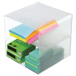 Deflecto Organizador Modular con Divisor Transparente 350701
