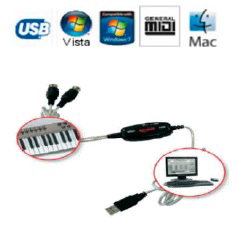 Adaptador Prodipe Midi-Usb Promidi