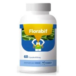 ANROCH Florabif 60 cápsulas, Probióticos para trastornos gastrointestinales, diarrea, estreñimiento, apto veganos