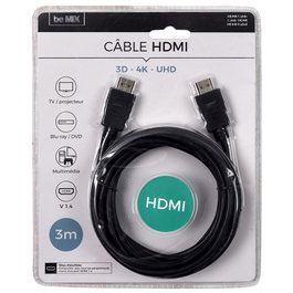 Be Mix Cable HDMI 3 Metros 3D 4K UHD