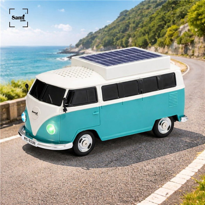 SAMI Altavoz Sami Vintage hippie verde 5W