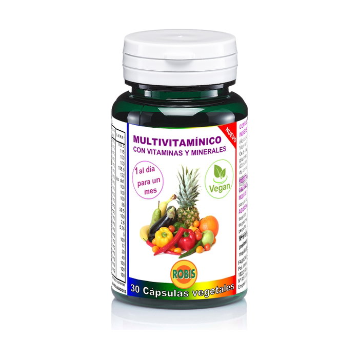 ROBIS Multivitamínico Mineral 30 cápsulas vegetales