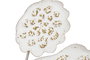 DKD Home Decor Decoración de Pared de Metal Flor Decape 137x11x56,5 cm