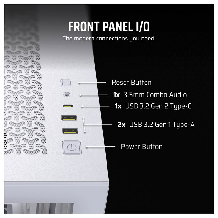 Corsair 3500X Midi Tower Blanco