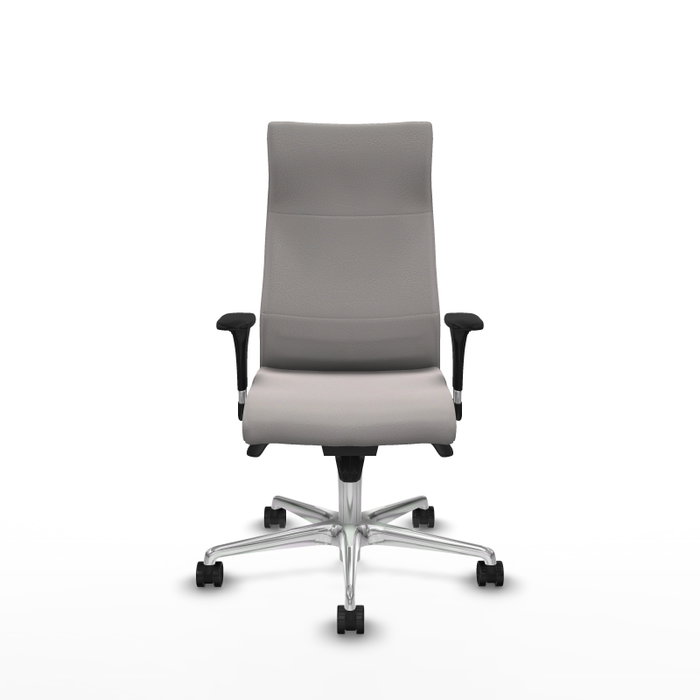 PIQUERAS Y CRESPO Sillón Albacete Blanco con Mecanismo Sincro y Base de Aluminio