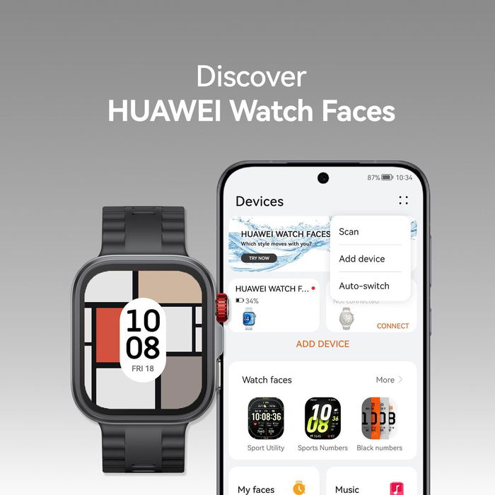 Smartwatch Huawei FIT 4 PRO Verde 1,82" 40 mm