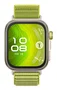 Huawei WATCH Fit 4 Pro, Pantalla AMOLED 1.82 pulg, Plata con Correa Verde