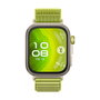Huawei Watch Fit 4 Pro Reloj Inteligente con Pantalla AMOLED 1.82", GPS, Cuerpo de Aluminio y Titanio, Correa de Nylon Verde, Compatible con Android e iOS