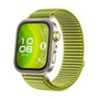 Huawei Watch Fit 4 Pro Reloj Inteligente con Pantalla AMOLED 1.82", GPS, Cuerpo de Aluminio y Titanio, Correa de Nylon Verde, Compatible con Android e iOS