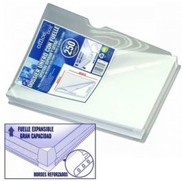 FRAGA IMPORT, S.L. Fundas Multitaladro con Fuelle A4 Transparentes