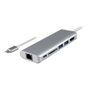 ROLINE 12.02.1037 Dockingstation USB Type-C HDMI 4K USB 3.2, Ethernet y SD/MicroSD, Plata