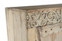 DKD Home Decor - Armario de teca antiguo, colección Unique, 2 puertas, 3 estanterías, 42x188x87 cm, color natural, Item Home
