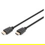Digitus Cable HDMI High Speed con Ethernet, HDMI A a HDMI A, 3.0m, Negro