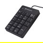Teclado Numerico Con Cable Usb Negro