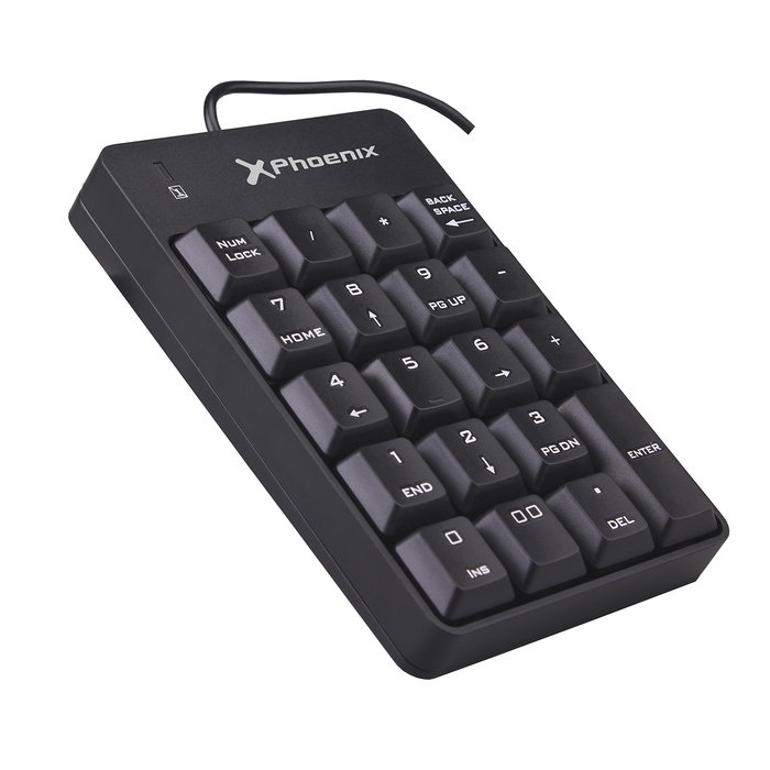 Teclado Numerico Con Cable Usb Negro