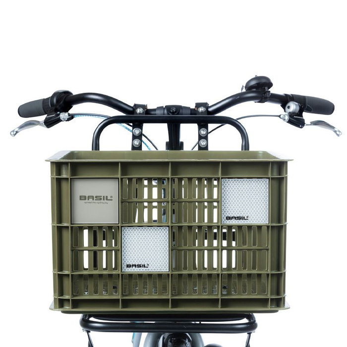 Basil Crate Klicker Kit 2 Reflectores Extraíbles para Cesta Crate