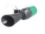 EMAS Señalizador Luminoso y Sonoro LED Verde 12-24V