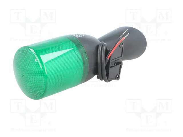 EMAS Señalizador Luminoso y Sonoro LED Verde 12-24V