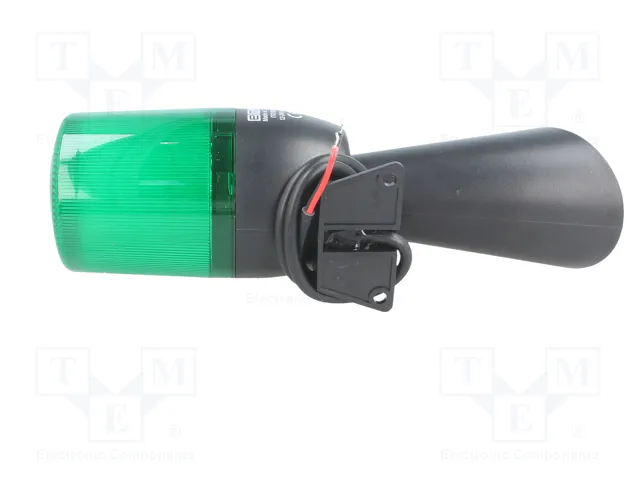 EMAS Señalizador Luminoso y Sonoro LED Verde 12-24V
