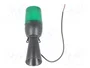 EMAS Señalizador Luminoso y Sonoro LED Verde 12-24V
