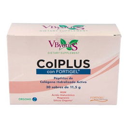 VBYOTICS Colplus Con Fortigel 30 Sobres - Cuidado de Tejido Conectivo y Articulaciones, Fórmula Activa