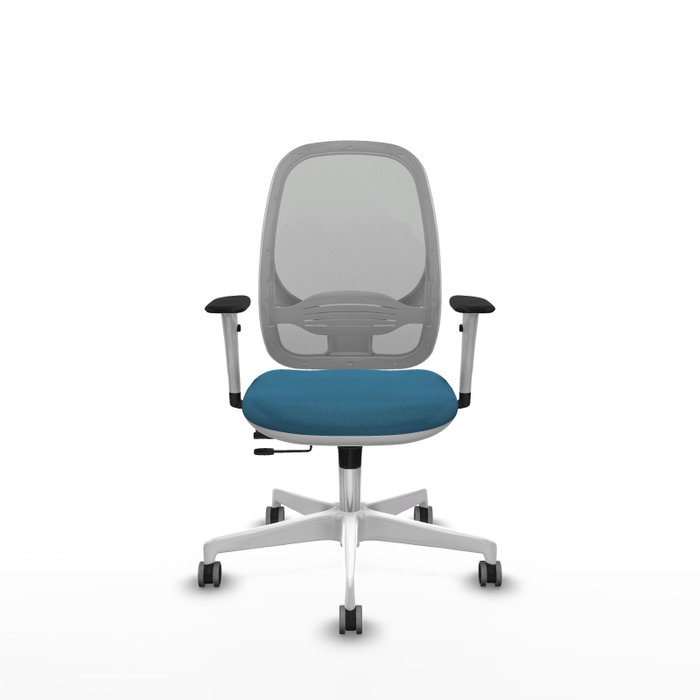 PIQUERAS Y CRESPO Silla de oficina Cilanco con mecanismo Sincro/Traslack, Verde petróleo y Gris PIQUERAS Y CRESPO Silla de oficina Cilanco con mecanismo Sincro/Traslack, Verde petróleo y Gris