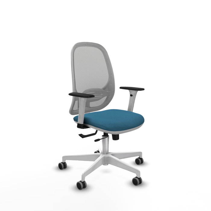 PIQUERAS Y CRESPO Silla de oficina Cilanco con mecanismo Sincro/Traslack, Verde petróleo y Gris PIQUERAS Y CRESPO Silla de oficina Cilanco con mecanismo Sincro/Traslack, Verde petróleo y Gris