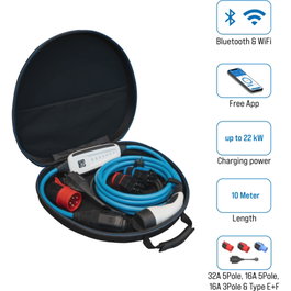 NRGkick Set Optimal WLAN 32A 10m con Adaptadores y Bolso