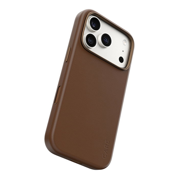 PanzerGlass CARE by PanzerGlass Solo Vegan Leather Case Braun m. MagSafe iPhone 17 Pro PanzerGlass CARE by PanzerGlass Solo Vegan Leather Case Braun m. MagSafe iPhone 17 Pro