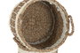 DKD Home Decor Set de 3 Cestas de Seagrass y Yute Natural