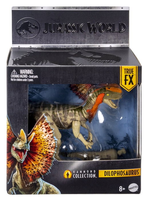 Mattel Jurassic World Hammond Collection Figura Dilophosaurus