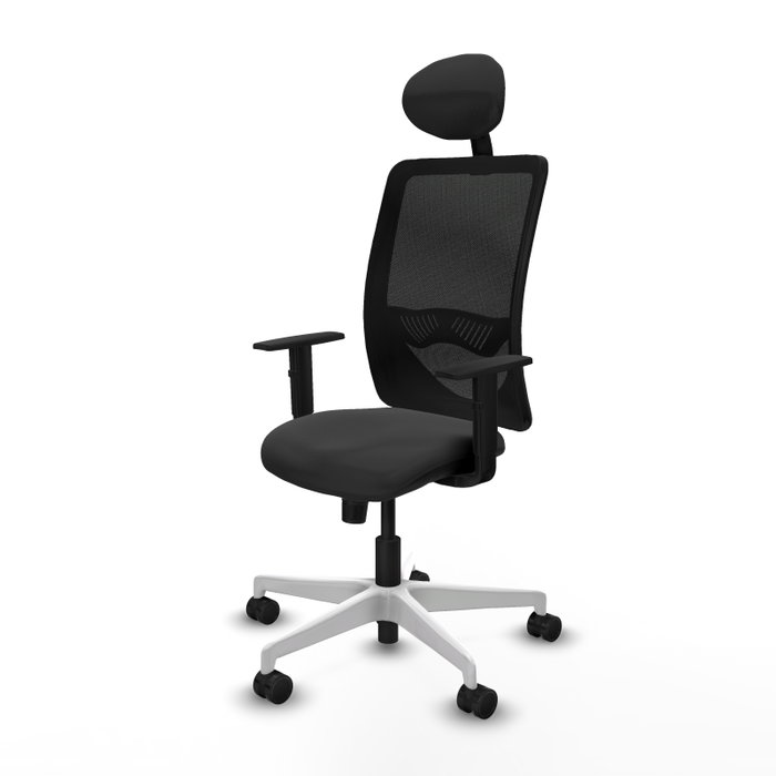 PIQUERAS Y CRESPO Silla de oficina Zulema Gris oscuro y Negro PIQUERAS Y CRESPO Silla de oficina Zulema Gris oscuro y Negro