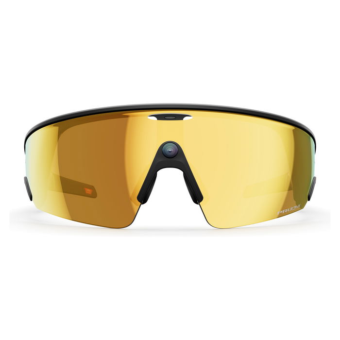 Oakley Meta Vanguard Gafas Inteligentes con Grabación de Vídeo 12 MP, 32 GB, Wi-Fi 6, Negro con Lentes Prizm 24K - SK-1001204-01