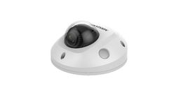 Hikvision Cámara IP Minidomo WiFi 4MP AcuSense 2.8mm IR30 WDR H.265+ IP67 IK08 Audio Alarma 12V/PoE
