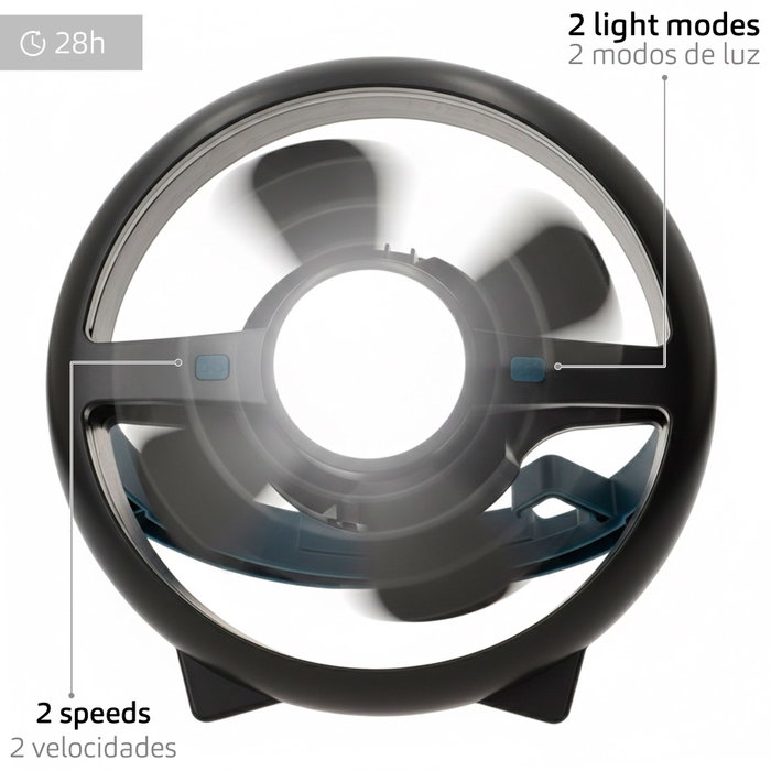AKTIVE-VENTILADOR-LINTERNA LED