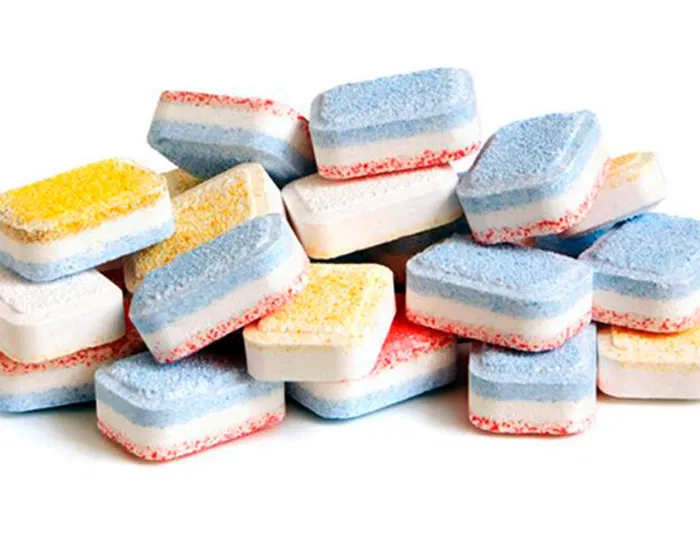 Lagarto Pastillas Lavavajillas Todo en Uno Abrillanta y Desincrusta Caja 40 Unidades