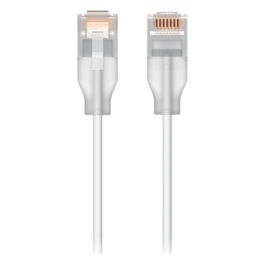 Ubiquiti UACC-Cable-Patch-EL-0.3M-W Cable Ethernet Cat6 de 0.3M Blanco Translucido RJ-45