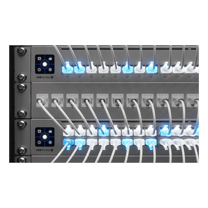 Ubiquiti UACC-Cable-Patch-EL-0.3M-W Cable Ethernet Cat6 de 0.3M Blanco Translucido RJ-45