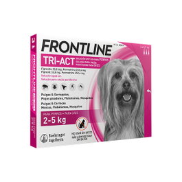 Frontline Tri-Act XS 3 Pipetas (2-5kg) lifecyle control