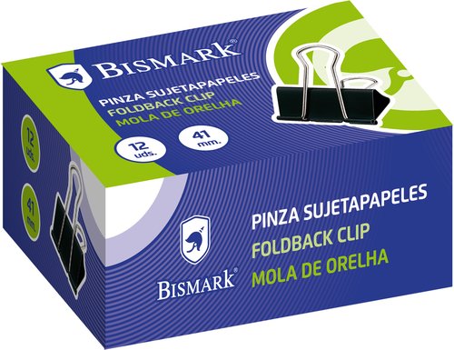 Pinza Pala Abatible Bismark 41 Mm. Caja De 12 Pinza Pala Abatible Bismark 41 Mm. Caja De 12