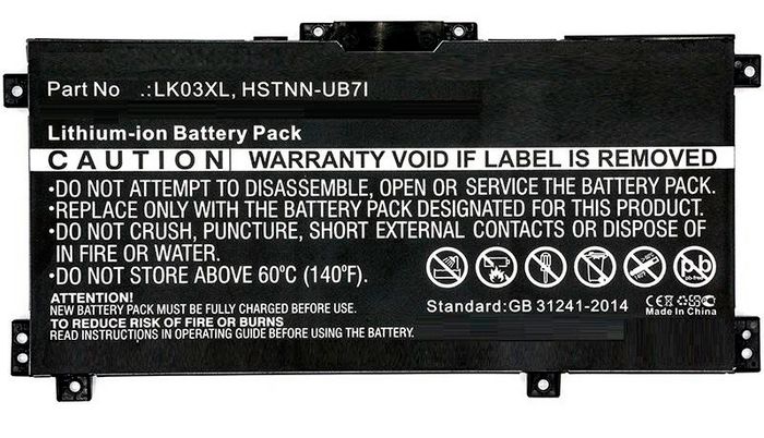 CoreParts Batería para portátil HP, Li-ion 46.74Wh 11.4V 4100mAh, color negro, con garantía de 12 meses CoreParts Batería para portátil HP, Li-ion 46.74Wh 11.4V 4100mAh, color negro, con garantía de 12 meses